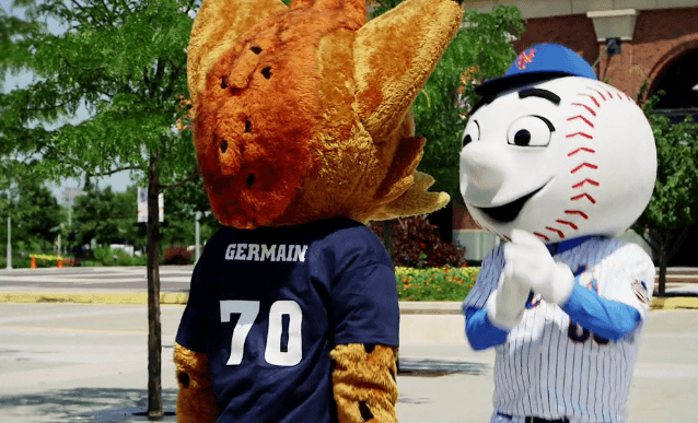 Germain et Mr Met