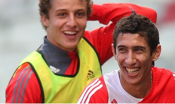 David Luiz et Angel Di Maria