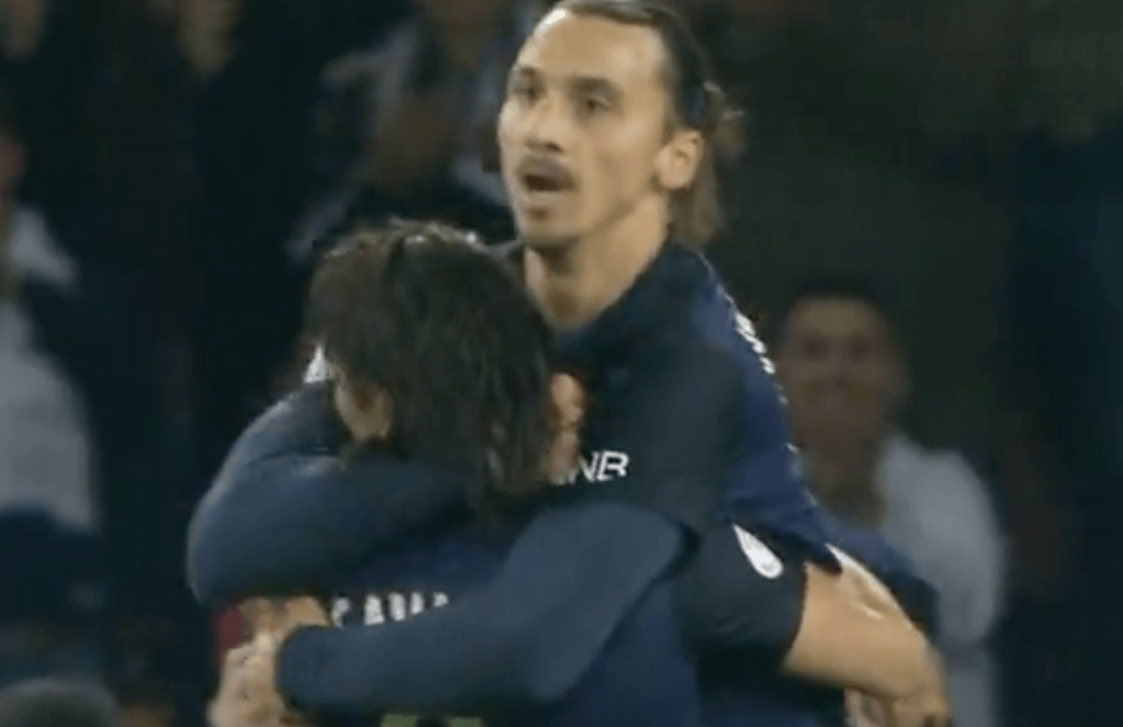 Zlatan Ibrahimovic Et Edinson Cavani