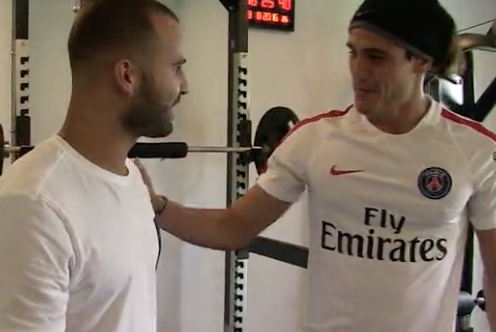 Jese et Edinson Cavani