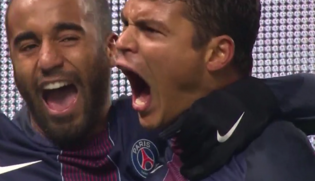 Thiago Silva et Lucas