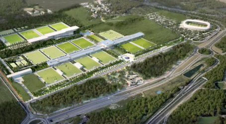 Le futur centre d'entrainement du PSG - Wilmotte et Associés