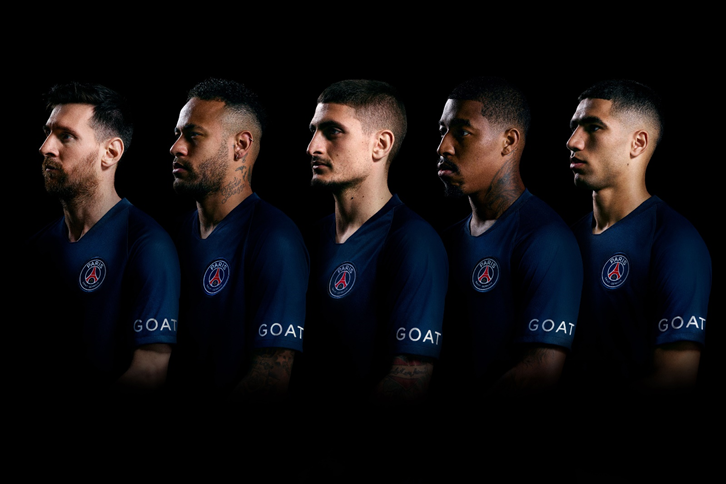 GOAT, un nouveau sponsor maillot pour le PSG