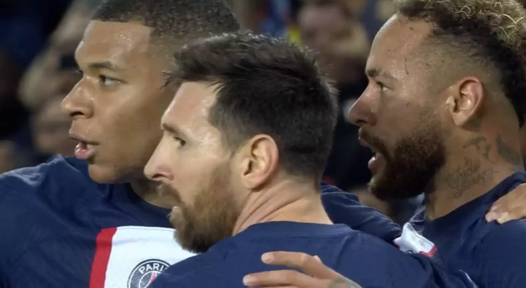 Messi, Neymar et Mbappé