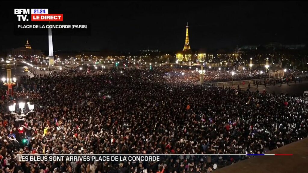 Les bleus à la concorde