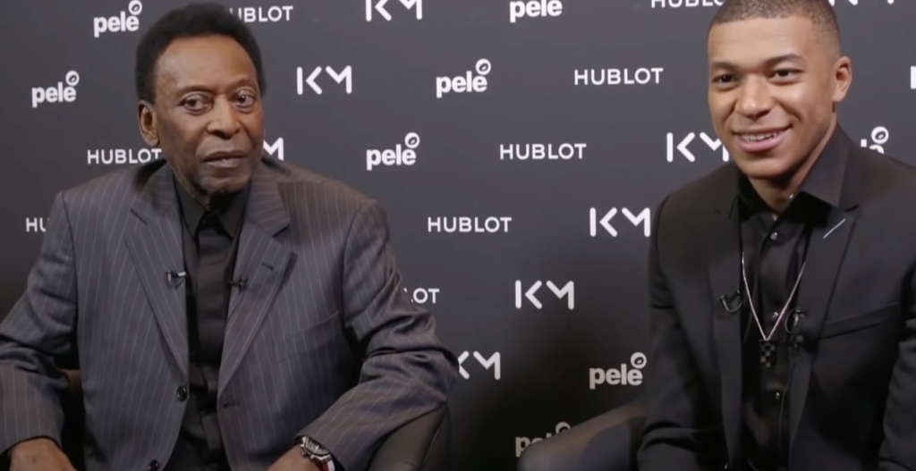 Pelé et Mbappé