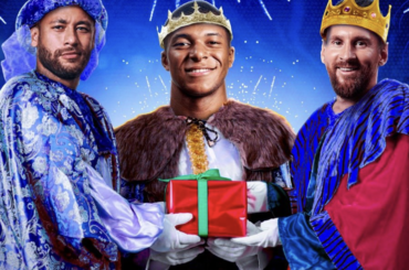 Neymar, Mbappé et Messi en rois mages