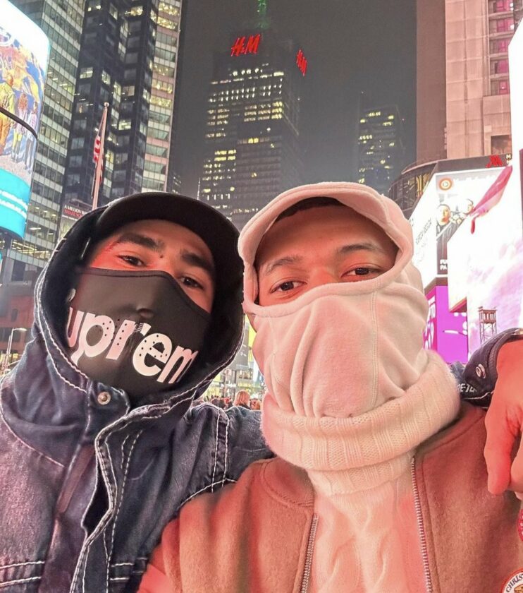 Hakimi and Mbappé play hide and seek in the streets of New York