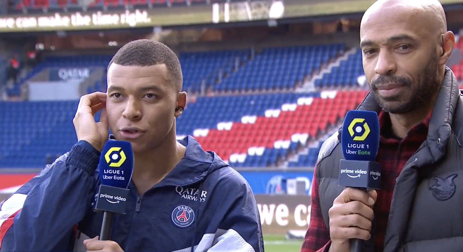 Mbappé et Thierry Henry