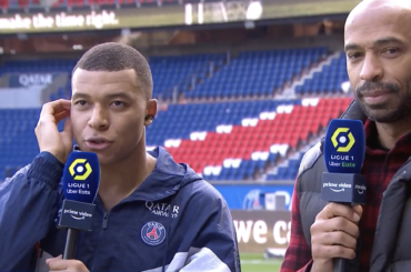 Mbappé et Thierry Henry