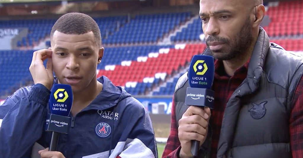 Mbappé et Thierry Henry