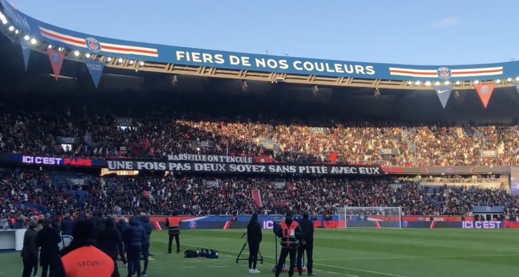 L'entraînement du PSG au Parc des Princes