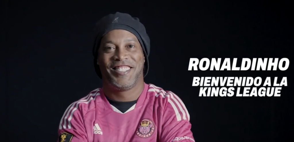 Ronaldinho en King's LEague