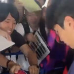 Kang-In Lee signs autographs in Japan