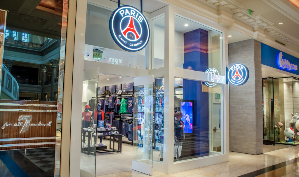 Boutique PSG à Las Vegas