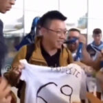 Malaga fans surprise tourist