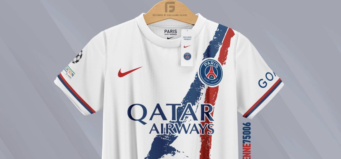 EN IMAGES. Le maillot extérieur du PSG avec la Tour Eiffel pour la